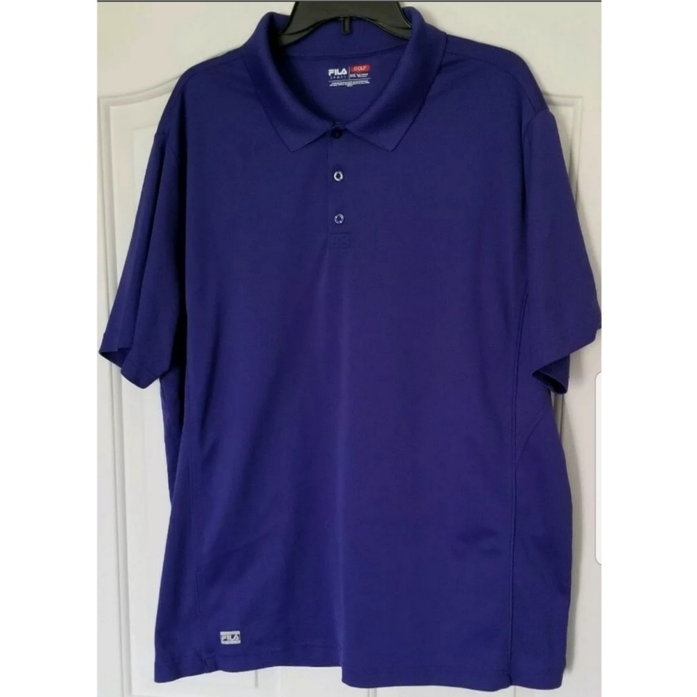 Fila Size XXL Purple Sport Golf Polo